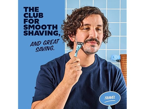 Dollar Shave Club | Travel Shave Set  (Blue)