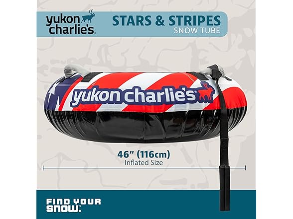 Yukon Charlie's Stars Snow Tube 46” 7+