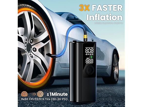 150 PSI Fast Tire Inflator
