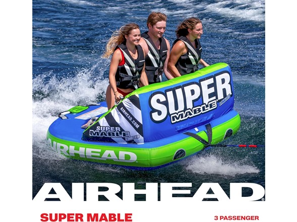 AIRHEAD Super Mable Towable Tube, 1-3 Rider