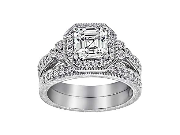 Amazon Essentials Platinum-Plated Sterli