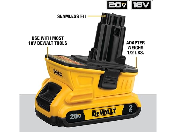 Dewalt DCA2203C 20V MAX Battery Adapter Kit