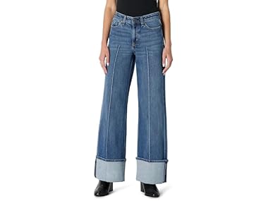 $13.99, Was $29.90, 53% Off! AE Womens HighRise Wide Leg Cuffed Jean dealfomo