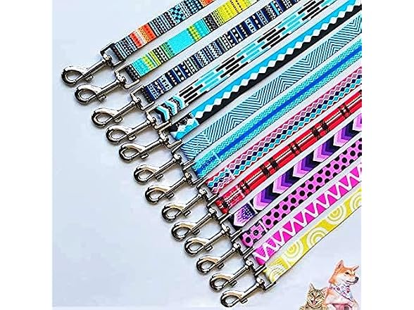 MayPaw Printing Floral Pattern Dog Leash, 6F