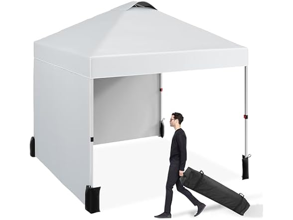 ChicCoutured 10x10 Pop-Up Canopy, 2 Sidewalls