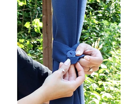 Sunnydaze Decor Curtain Panel, 52x96, Blue