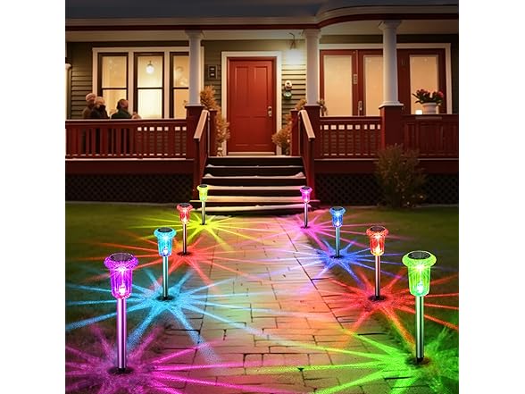 Solar Outdoor Lights RGB