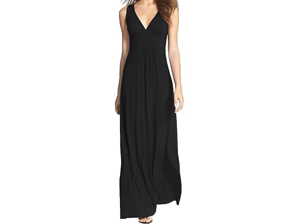 Woosea Women (L) Sleeveless V Neck Loose Dress