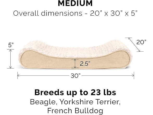 Furhaven Orthopedic Dog Bed for Medium Small Dogs