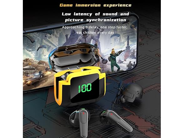 tapaxis Bluetooth Earbuds with Charging Case