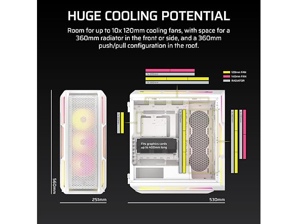 CORSAIR iCUE Link 5000T LX RGB ATX Case