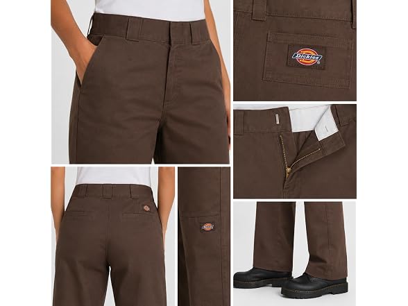 Dickies Women (32 Long) Loose Double Knee Pant