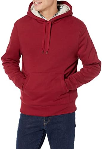 Amazon Essentials Mens Sherpa Lined Pullover Hoodie