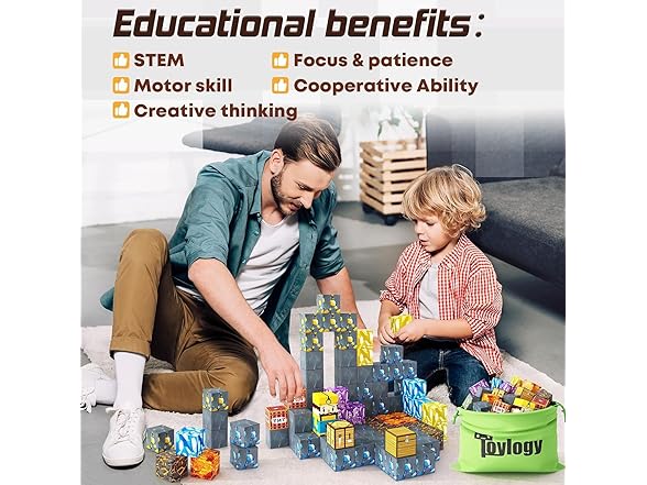 Toylogy Large Magnetic Blocks - Sword