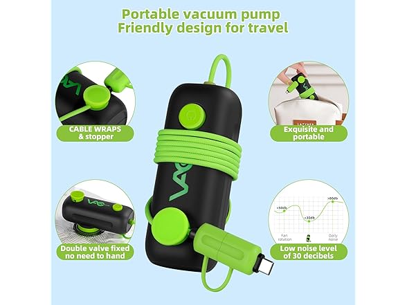 CrazyFeb Vacuum Bags for Travel