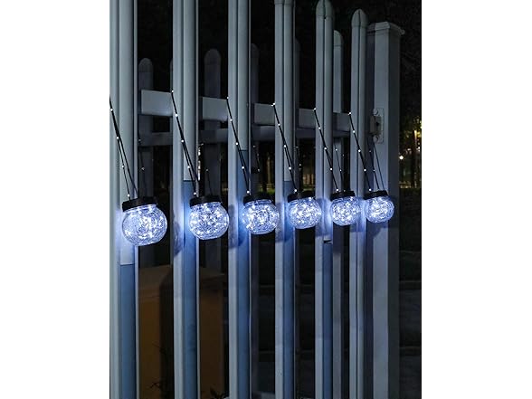 PARTPHONER Solar Lantern 12 Pack Cold White