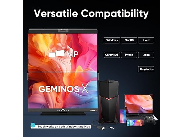 Mobile Pixels Geminos X 24" Monitor