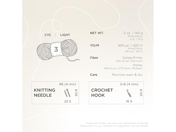 Lion Brand Yarn, Baby Soft Crochet Yarn,