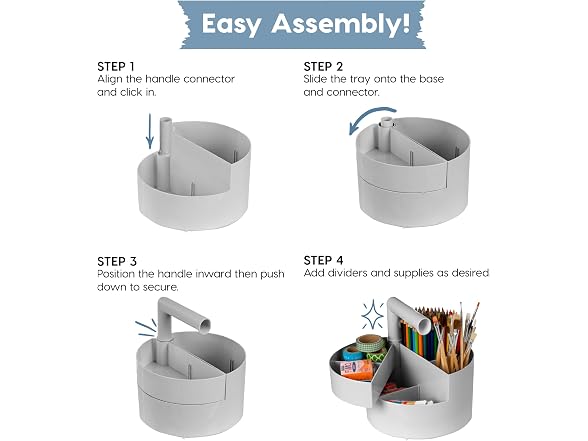 IRIS USA 2-Pack Desk Caddy Organizer