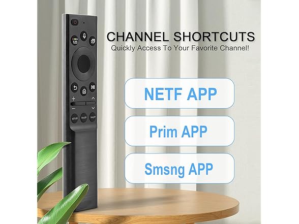 Solar Charging Remote Control for Samsung Smart TV