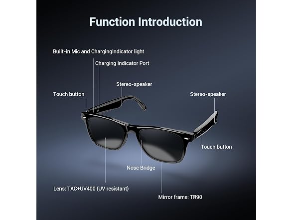 Blackview Bluetooth Smart Glasses