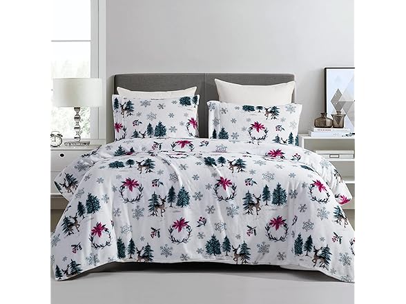 Elegant Comfort 4-Piece Flannel Sheet Set