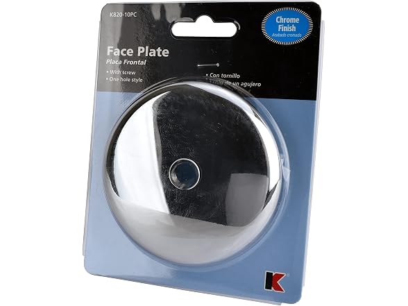 Keeney K820-10PC Bath Drain 1 Hole Face