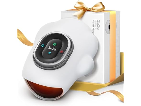 Cordless Hand Massager with Heat and Compression