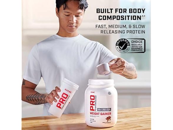 GNC Weight Gainer Choc 2.5lb