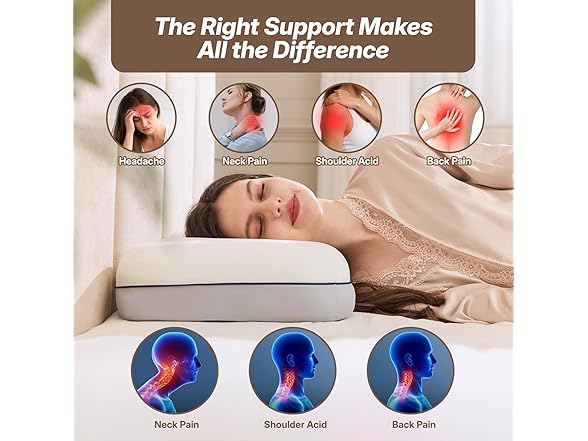 Dorefox Cervical Neck Pillow