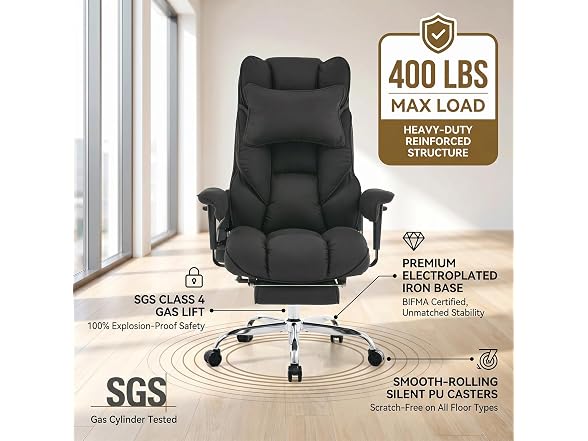 Big and Tall Office Chair 400lbs