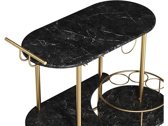PAUKIN 4-Tier Bar Storage Cart