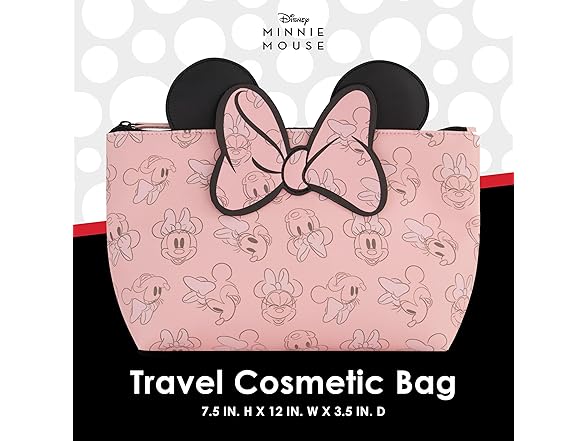 FUL Disney Minnie Mouse Women's Makeup Bag
