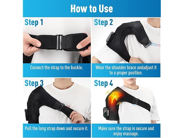 GVMSOR Cordless Shoulder Heating Pad