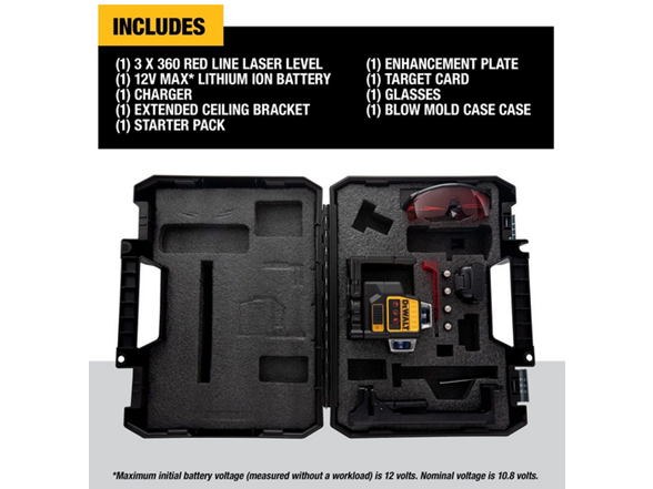 DEWALT DW089LR-K Laser Level 360 Self Leveling Kit