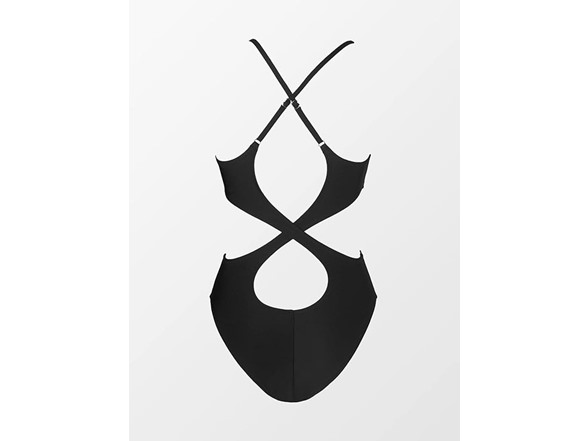 CUPSHE One Piece V-Neck Ruched Swimsuit