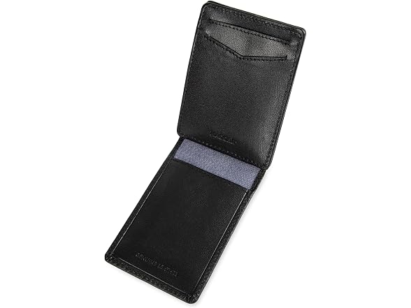 Haggar Men (OS) Rfid Leather Magnetic Front Wallet