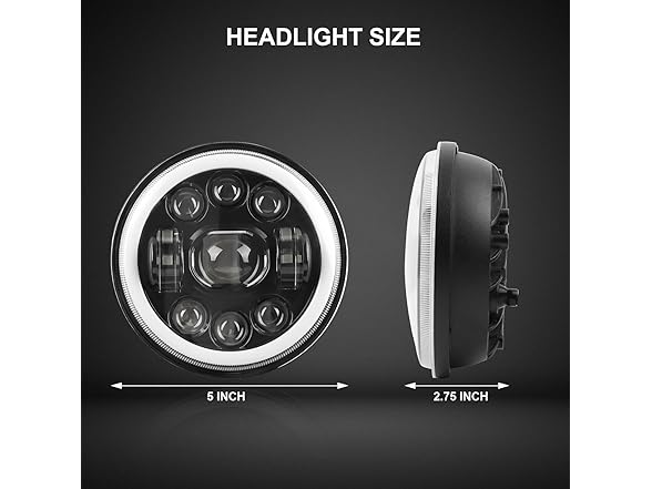 KASLIGHT  5.75 inch LED Headlight Motorcycle