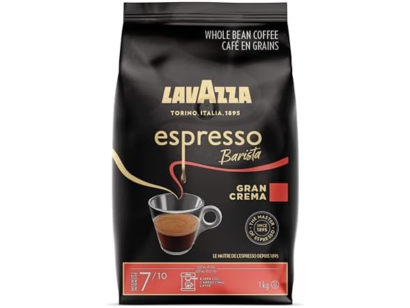 Lavazza Gran Crema Espresso Beans 1kg