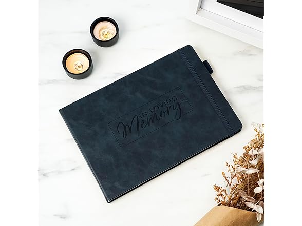 Funeral Guest Book for Memorial Service
