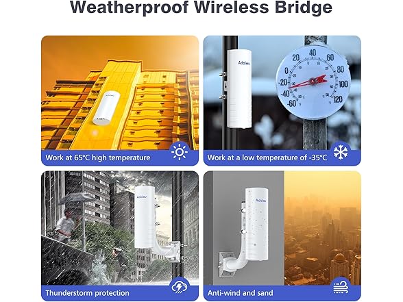 5KM 5.8G Point to Point Outdoor Wireless Bridge