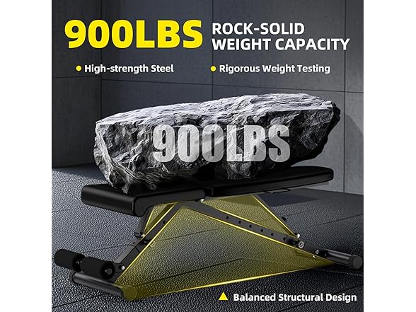 Towallmark Adjustable Weight Bench