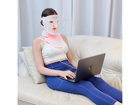 LED Red Light Therapy Face Mask & Neck