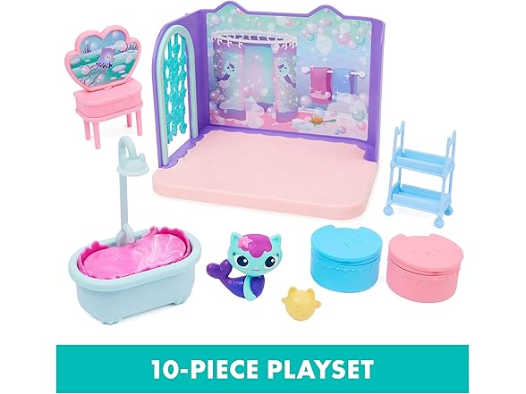 Gabby’s Dollhouse, Primp and Pamper Bathroom