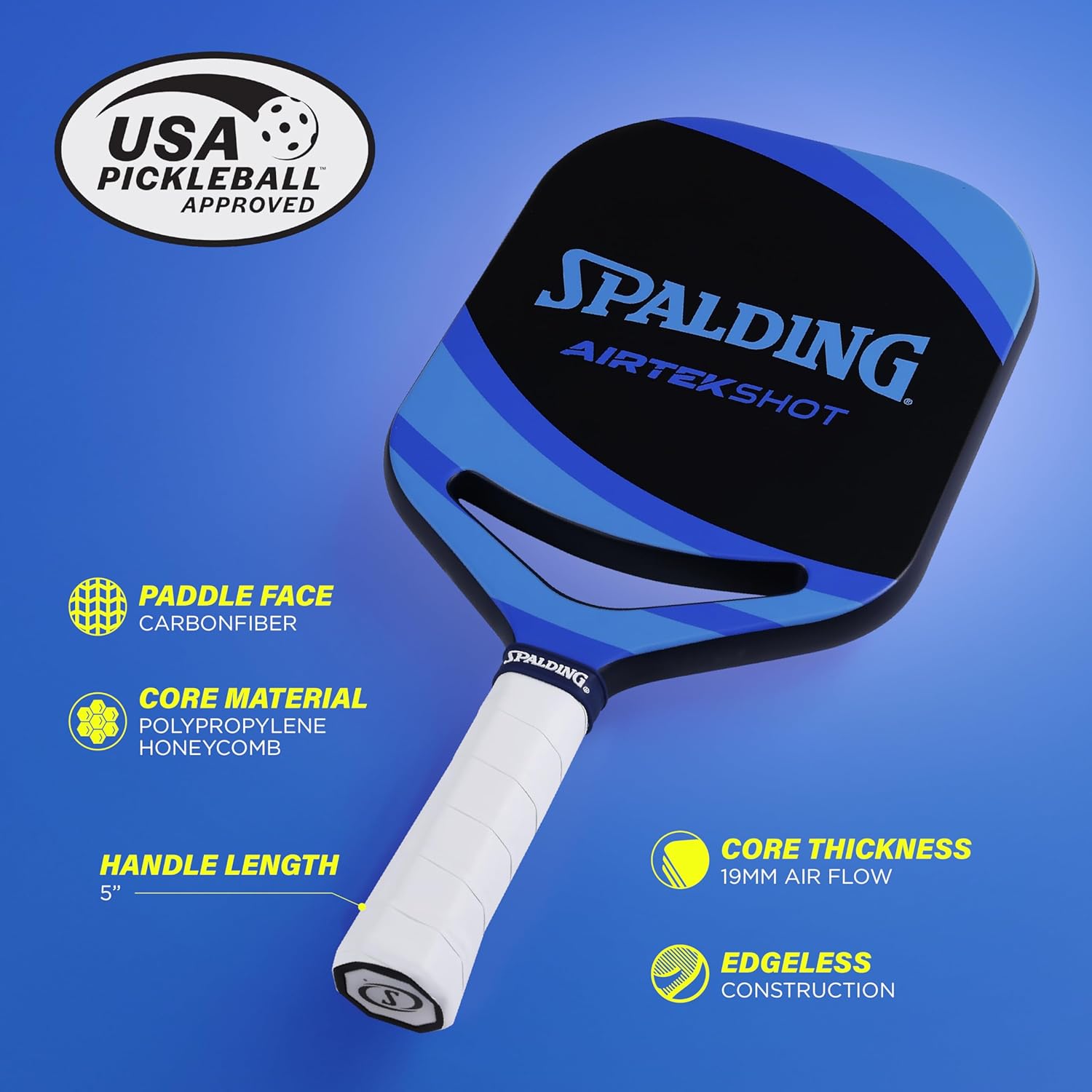 Spalding Airtek Shot Pickleball Paddle - Gallery 15