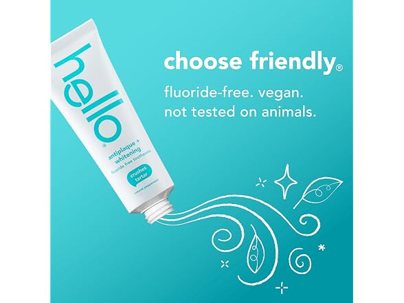 Hello Antiplaque Whitening Toothpaste 5oz 3 Pack