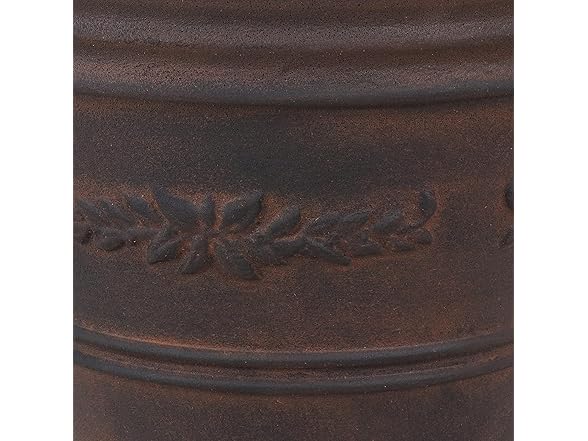 Sunnydaze 13-Inch Laurel Large Plant Pot, 4 Pack - Rust