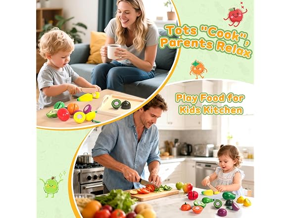 Fajiabao Wooden Play Food