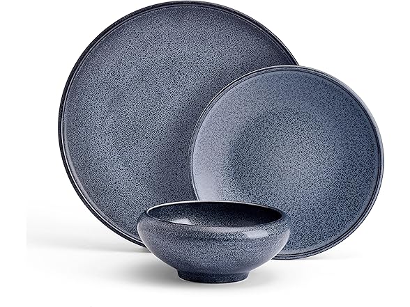 Mikasa Rylan 12 Piece Dinnerware Plate Bowl Set