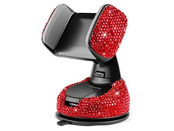eing Car Phone Mount Bling Crystal Cell